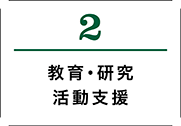 2.教育・研究活動支援