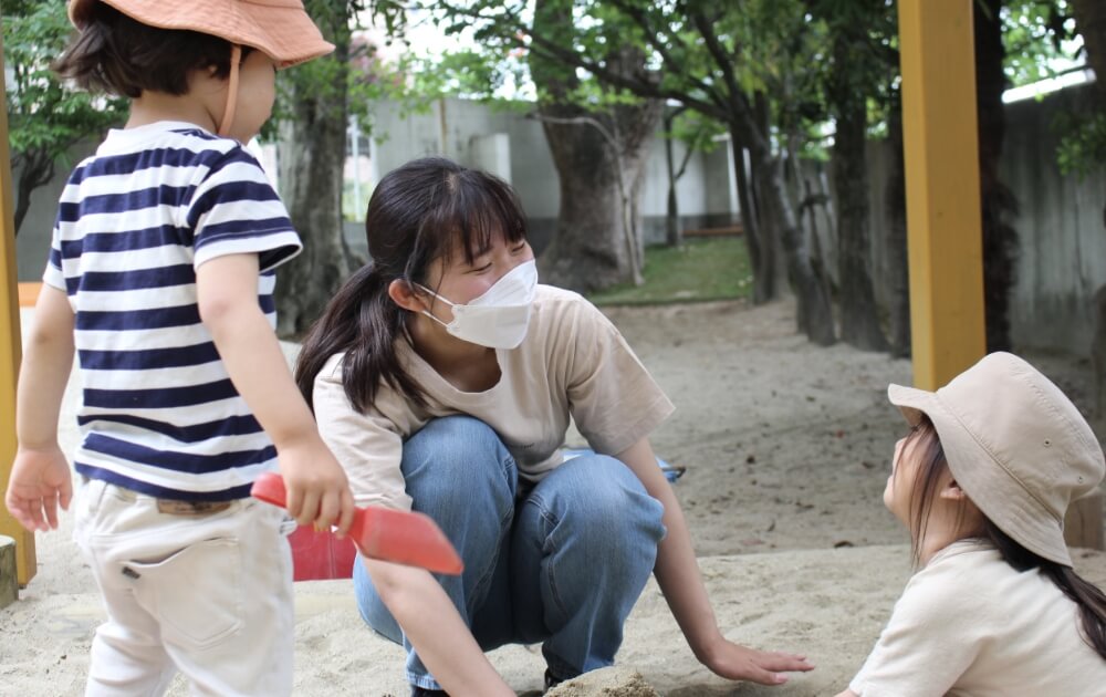 子どもとの触れ合い