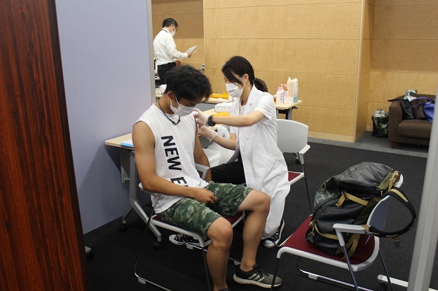 新型コロナウイルス感染症のワクチン職域接種を実施しました