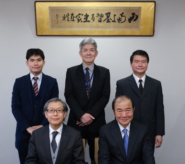 台北駐福岡経済文化弁事処（台湾総領事館）陳 銘俊 総領事が、今井学長を表敬訪問