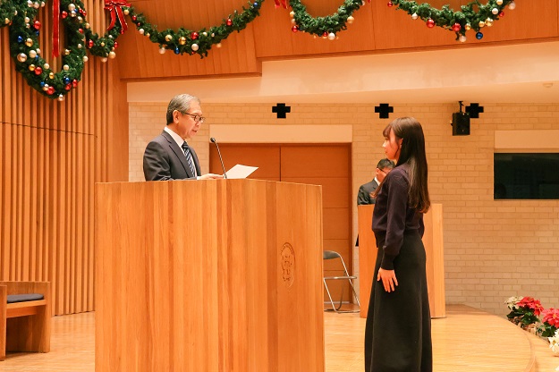 2025年度 西南学院大学 奨学金交付式・成績優秀者奨学金交付式を行いました