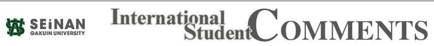 International Student Comments