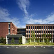 Each floor of the Graduate School building