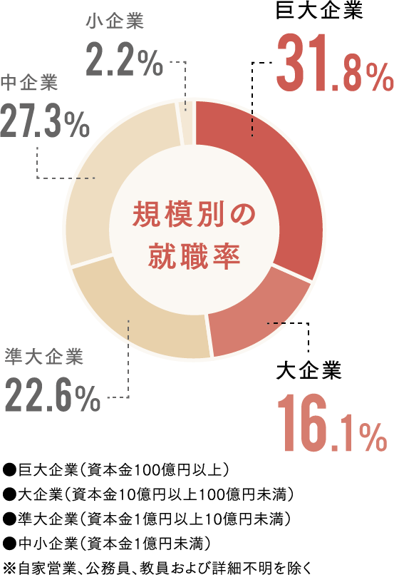 規模別 資本金による区分